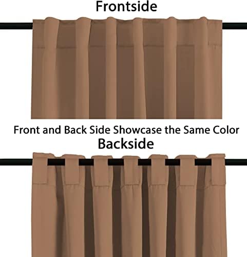 Archu Sheets Back tab Blackout Window Curtain Panels & Drapes Hall