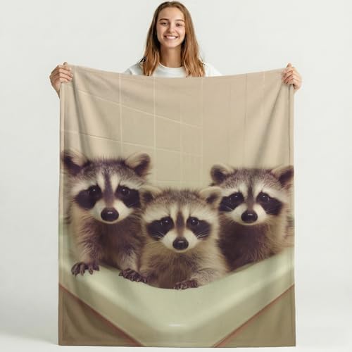 Modern Blanket, Beige Brown Throw Blanket, Minimalist Bathroom Animal