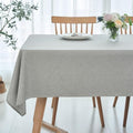 maxmill Square Linen Tablecloth Water Resistance Antiwrinkle