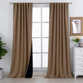BGment Full Room Darkening Curtains 108 Inches Long for Living Room