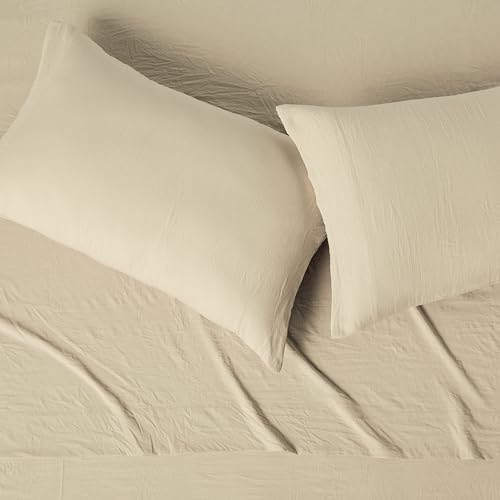 Amazon Basics Full Bed Sheet, 4-Piece Bedding Set, Double Brushed