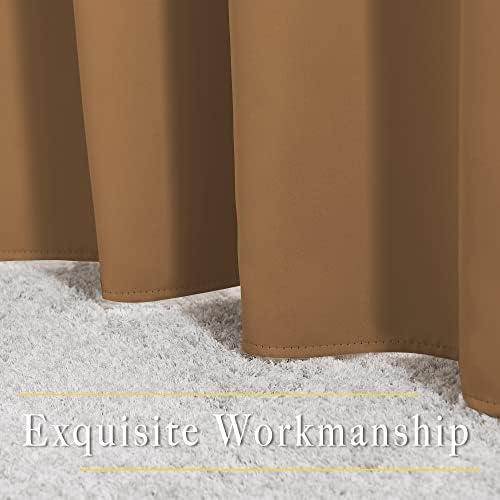 NICETOWN Blackout Curtains 72 inch Length 2 Panels Set - Grommet