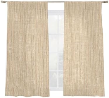 Modern Minimalist Art Sheer Curtains 72 Inch Length 2 Panels,Solid
