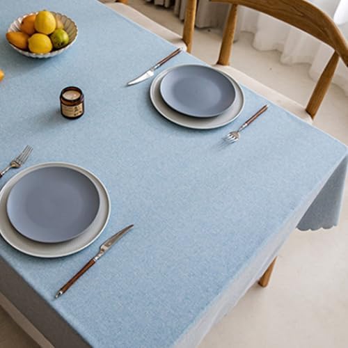 Tablecloth Table cltoh 120cm Round Cotton Linen Tablecloth Water Table