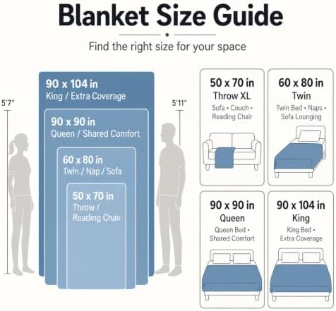 Ultra Soft Flannel Fleece Throw Blanket, Dark Grey, 60 x 80 in