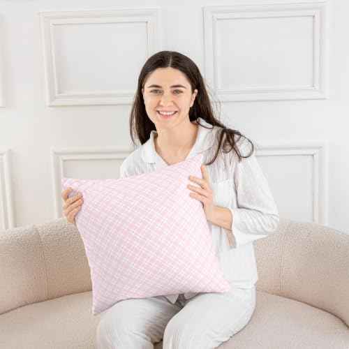 Manfei Buffalo Plaid Pillow Cover, 2 Pack, 20" x 20"