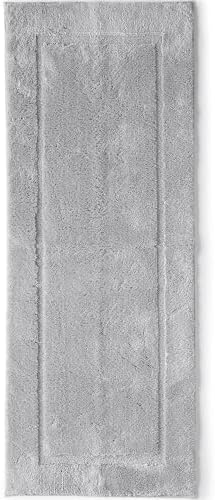 Cotton Non-skid Double Sink Bath Rug 23x59 23" x 59" Ultimate Gray