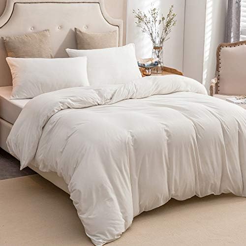 PURE ERA Jersey Knit Duvet Cover Set 100% T-Shirt Cotton Super Soft