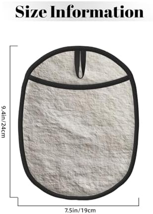 Subtle Beige Canvas Texture Silicone Pot Holders,2pcs, Heat Resistant