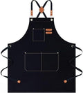 AFUN Aprons for Women Men with Large Pockets, 12-Ounce Cotton Canvas