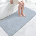 Bathroom Rugs 60"x24", Fluffy Soft Thick Absorbent Bath Mat Rubber