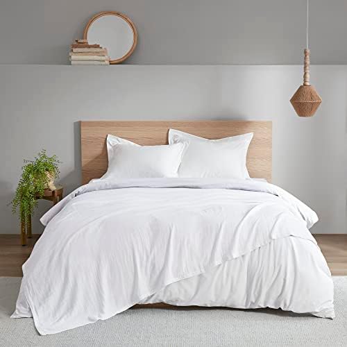 Madison Park Gauze Cotton King Blanket Lightweight for Summer, White