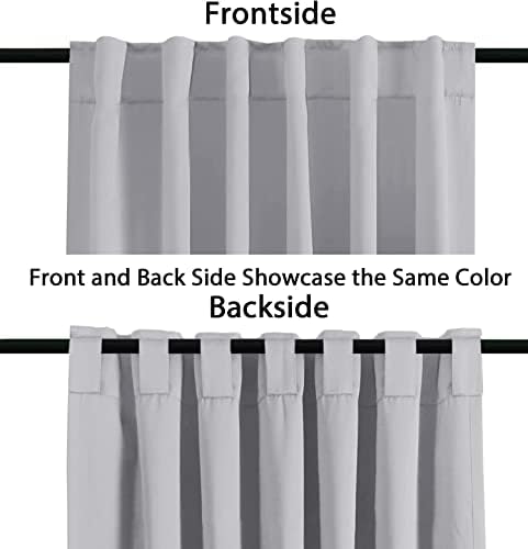 Archu Sheets Back tab Blackout Window Curtain Panels & Drapes Hall
