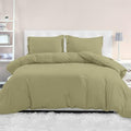 Mocassi Luxury Cal King Size 3-Piece Duvet Cover Set -1800 Premium