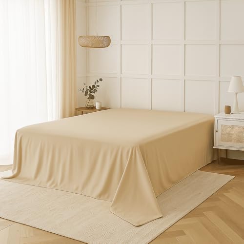 SS Rajput Premium 100% Egyptian Cotton Flat Sheet – 600 TC Luxury