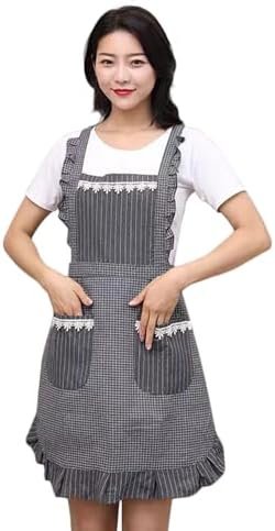 Sefiron Cute Apron for Women with Pockets, Comfortable Kitchen Apron