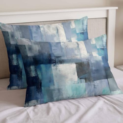 Contemporary Abstract King Duvet Cover Set - 4 Pcs Comforter Cover