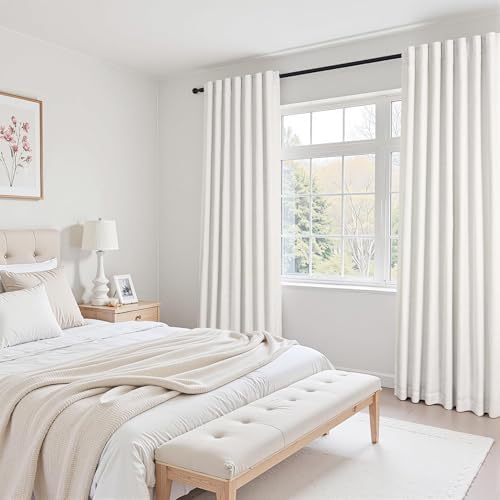 Topfinel 120 Inch Floor to Ceiling Blackout Curtains for Bedroom