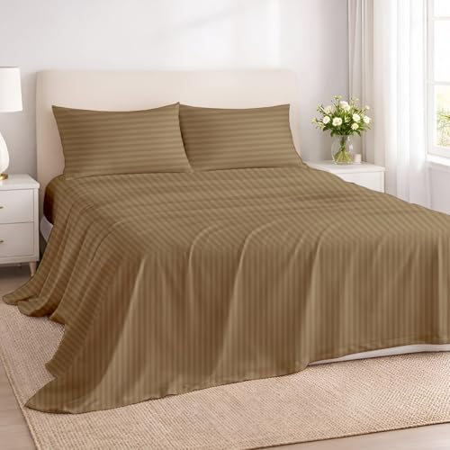 Rajlinen 100% Cotton Twin XL Sheets Set, Cooling & Breathable Bed
