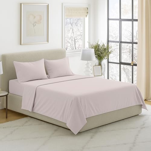 Brushed Microfiber Sheet Set-4 Piece Bed Linens-Fitted & Flat Sheets