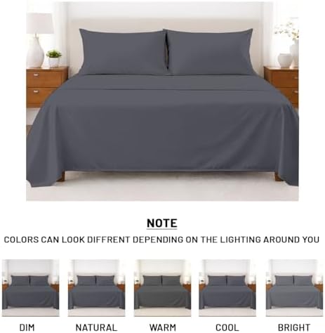 SGI bedding 100% Egyptian Cotton Sheets King Size – Cooling Sheets