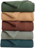 100% Cotton Taupe Blanket Full/Queen Size for Bed - Breathable and