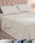 California Design Den Soft 100% Cotton Queen Size Sheets, 4 Pc Set