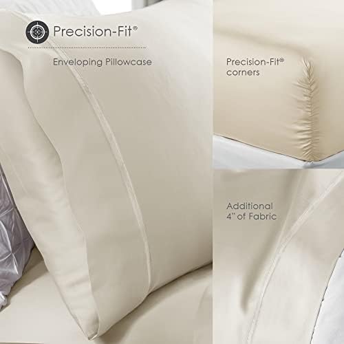 Fabrictech International Microfiber Wrinkle Resistant 4 Piece Sheet