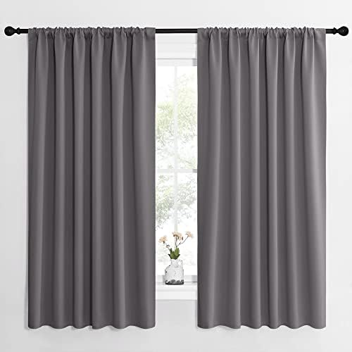 NICETOWN Blackout Curtain Panels for Window - Thermal Insulated Rod