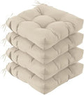 IASEAHK Outdoor Chair Cushions Set of 4, 19" x 19" x 5", Waterproof
