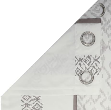 Grand Avenue Taupe Curtain, Grommet Light Filtering Window Curtains