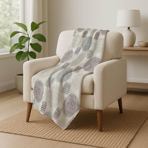 Addison Rugs ASB900 Ivory 50" x 70" Oversized Sherpa Throw Blanket