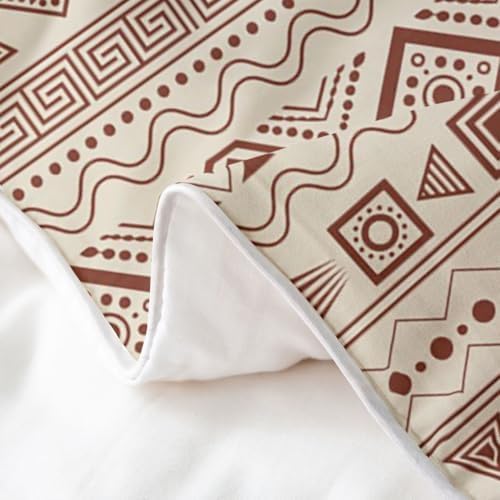 Feelyou Bohemian Aztec Duvet Cover 100% Cotton Queen Size Boys Girls
