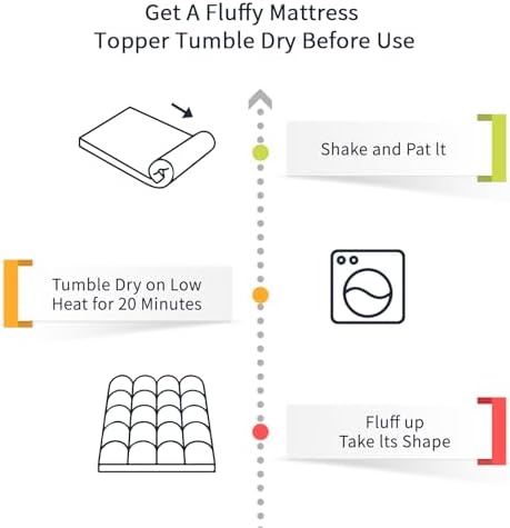 Aemicion Queen Size Mattress Topper, Luxury Fluffy Cooling Mattress