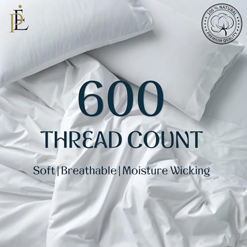 California King Size Extra Deep Pockets Fitted Sheet Only - 600-Thread