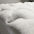 Rayon from Bamboo Queen Mattress Topper Cooling Plush Pillow Bed
