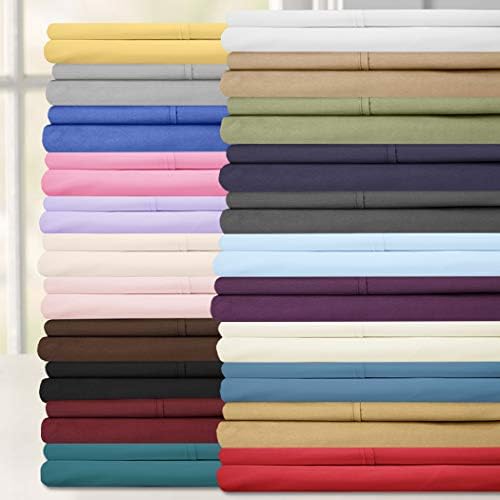 Sweet Home Collection 6 Piece 1500 Thread Count Brushed Microfiber