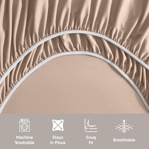 Nestl Extra Deep Queen Sheet Set - 6 Piece Breathable & Cooling Sheets