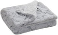 Home Soft Things Brushed Faux Fur Throw with Sherpa Backing, 60" x