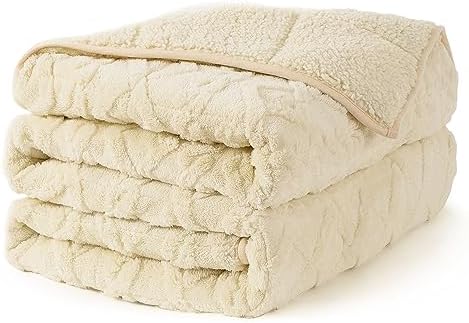 Topblan Weighted Blanket Twin Size 15lbs, 48 x 72 for Adults in Bed