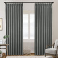 Frelement 52" W x 84" L Pinch Pleat Blackout Drape with Blackout