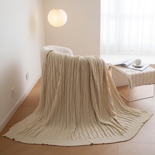 Youlan Home Rose Red Blanket Fashion Woven Chenille Knitted Blanket