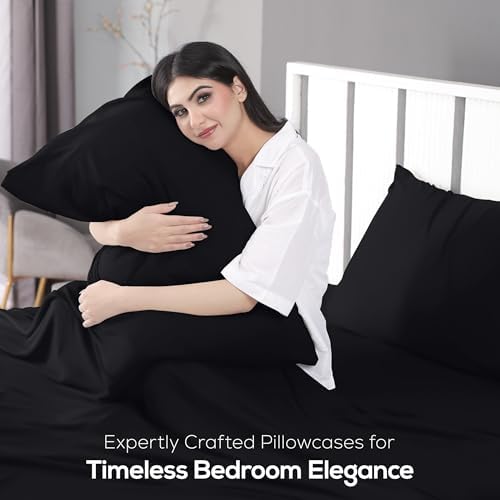 Utopia Bedding Jersey Knit Sheets 4 Piece, Cotton T-Shirt Feel, King