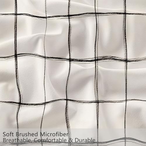 Duvet Cover King Size Abstract Grid Line Elegant Illustration Design