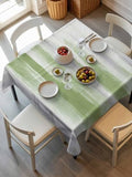 Sage Green Gray Square Tablecloth Waterproof & Stainproof Tablecloths
