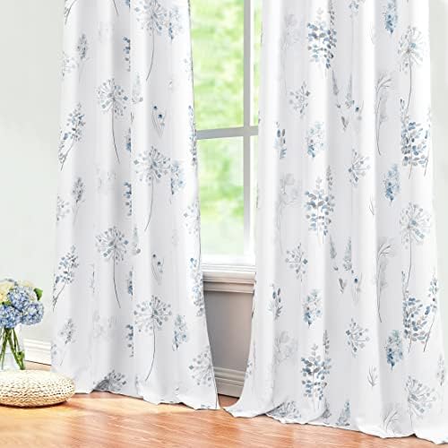 Decorative Curtains 63 Inch Length for Bedroom 2 Panels Room Darkening