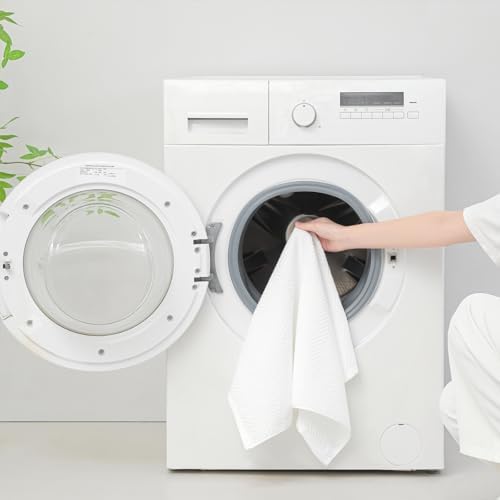 100% Cotton Kitchen Dish Towels Set, 16" x 25" Super Absorbent and