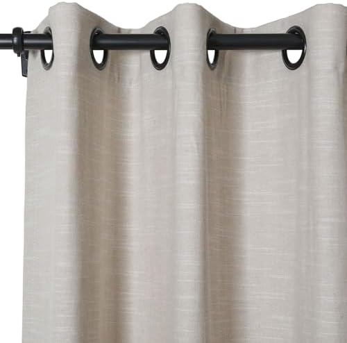 Drapifytex Oatmeal 100”Wx108”L Thermal Insulated Blackout Horizontal