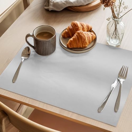 Cotton Linen Placemats for Dining Table Set of 8 Abstract Industrial