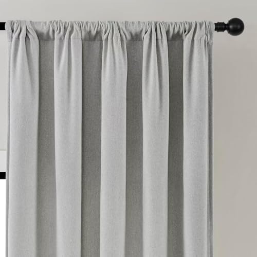 Joydeco Light Filtering Curtains 108 Inches Long for Bedroom Living